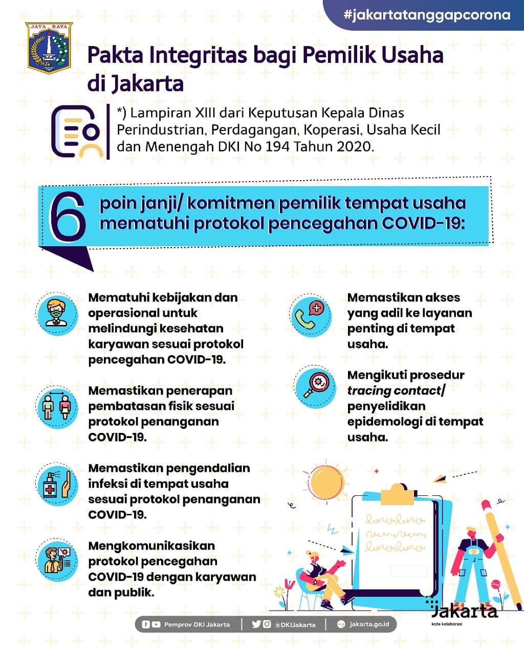 Pakta Integritas bagi Pemilik Usaha di Jakarta Pakta Integritas bagi Pemilik Usaha di Jakarta