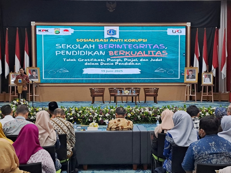 Ratusan Tenaga Pendidik se DKI Ikut Sosialisasi dan Kampanye Anti Korupsi