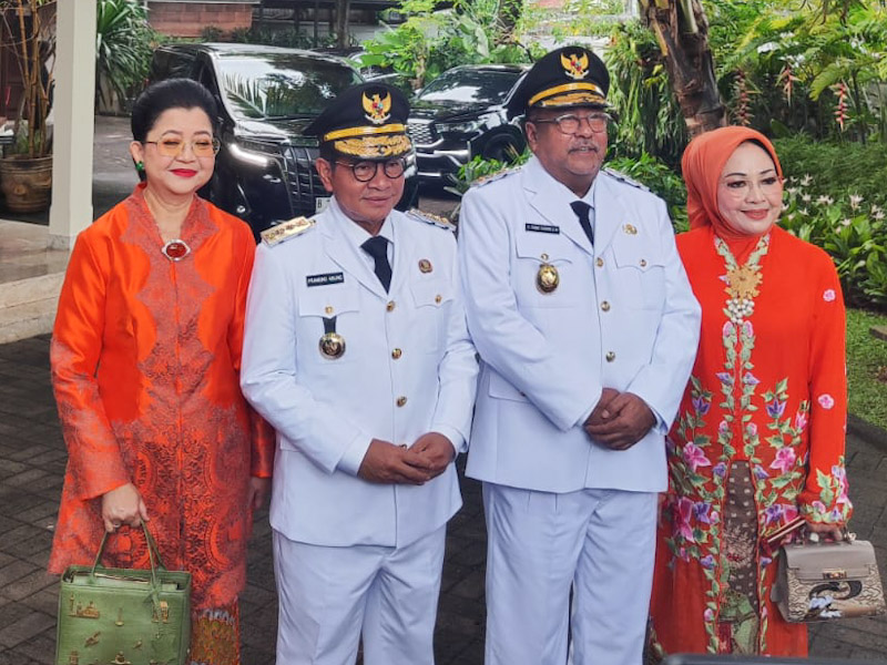 Pramono Anung dan Rano Karno Siap Ikuti Seluruh Kegiatan Hari Ini 