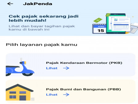 Jakarta pajak pbb online Bapenda