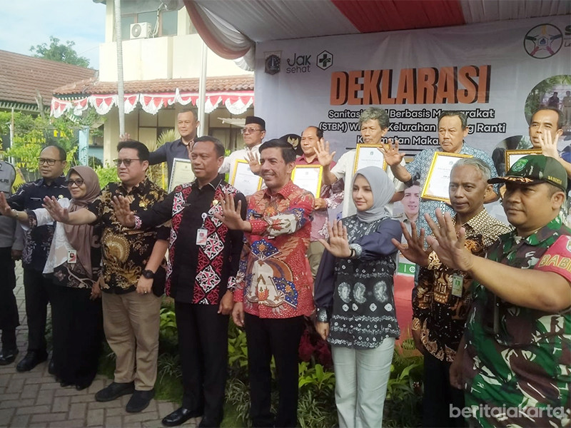 Deklarasi STBM di Kelurahan Pinang Ranti dihadiri Wali Kota Jakarta Timur, Munjirin