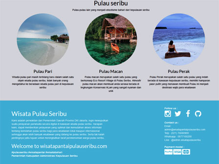  Website Wisata Kepulauan Seribu Diluncurkan