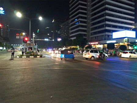  Ruas Jalan MH Thamrin - Sudirman Mulai di Buka