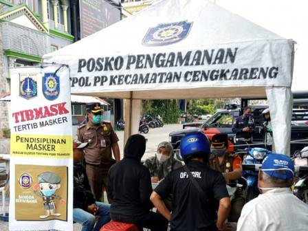  47 Pelanggar Tidak Gunakan Masker di Berikan Sanksi  