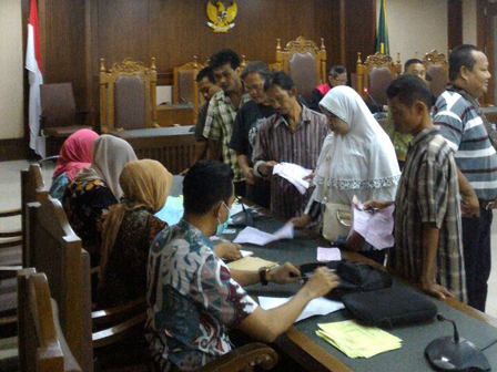  49 PKL di Jakpus Ikuti Sidang Tipiring 