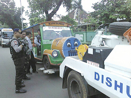  Odong-odong di Jl Manggarai Ditindak