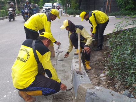 Kanstin Jalan Bojong Raya Cengkareng Diperbaiki