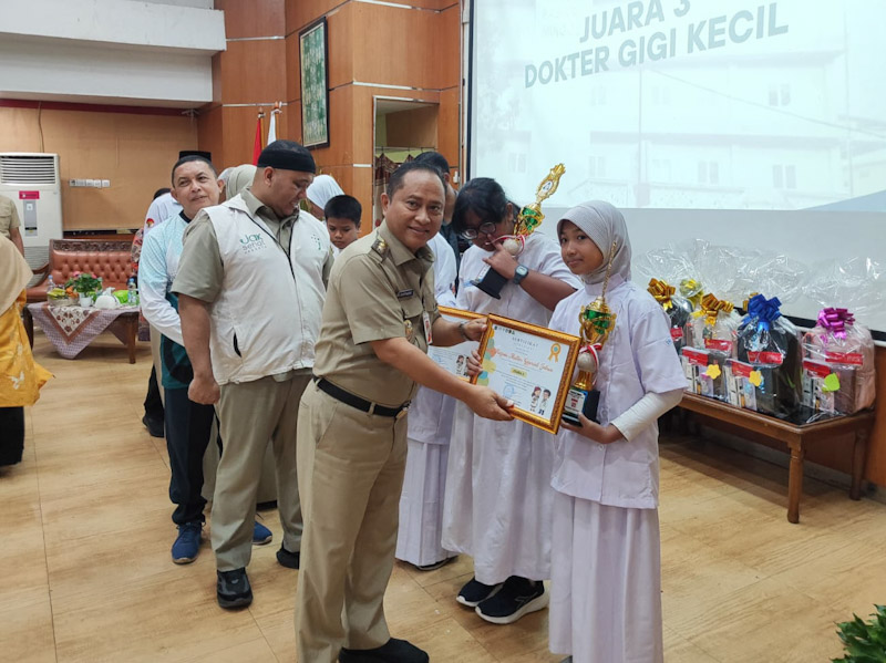  756 Dokter Kecil dan Dokter Gigi Kecil se-Kecamatan Pasar Minggu Dilantik 