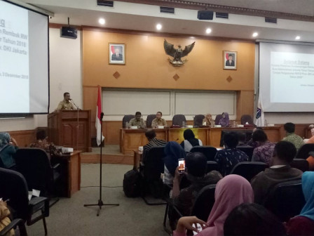 707 Peserta Ikuti Pelatihan Pendamping Rembug RW di Jaktim