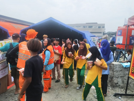 Siswa Terdampak Kebakaran di Kapuk Muara Diberikan Dispensasi KBM 