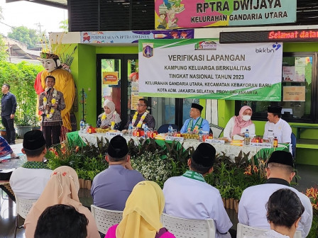 Gandaria Utara Wakili DKI Lomba Kampung Keluarga Berkualitas