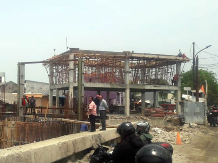 Pembangunan Rumah Pompa Bulak Cabe Capai 60 Persen