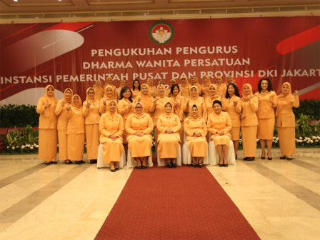 Kepengurusan DWP DKI Jakarta Periode 2019-2024 Dikukuhkan