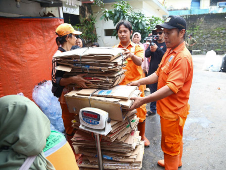 Bank Sampah Mutiara Lestari Arco Hasilkan 975 Kilogram Sampah 