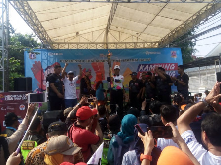 Api Obor Asian Para Games Disambut Meriah Warga Kampung Branding RW 02 Tomang