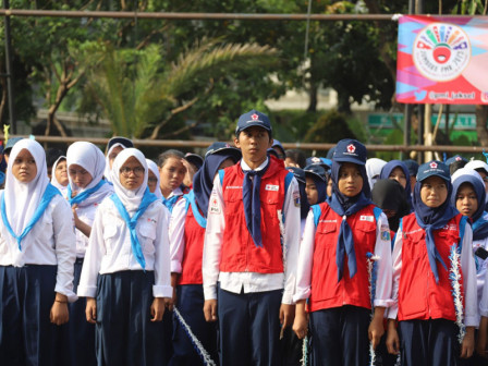  Pemkot Jaksel Lepas Kontingen PMR Jaksel ke JUMBARA Provinsi DKI Jakarta