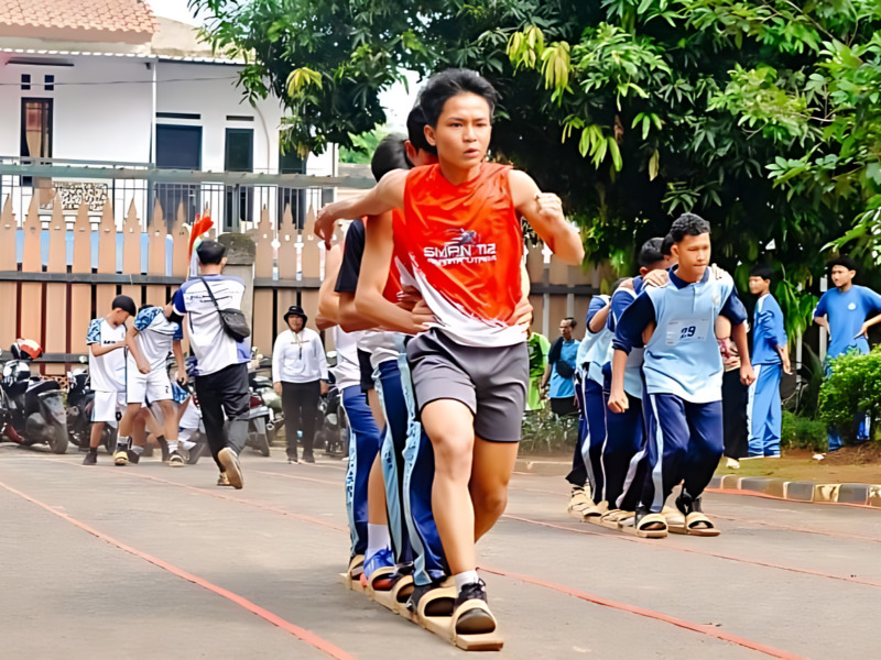 UPK PBB Setu Babakan Adakan Lomba Permainan Tradisional