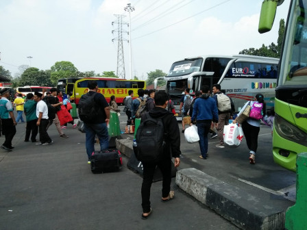 Pemudik di Terminal Kampung Rambutan Mencapai 40.758 Penumpang