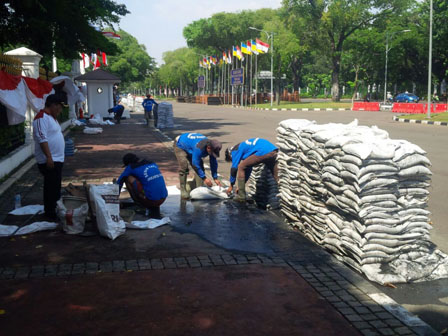 Saluran dan Tali Air di Sekitar Istana Negara di Bersihkan