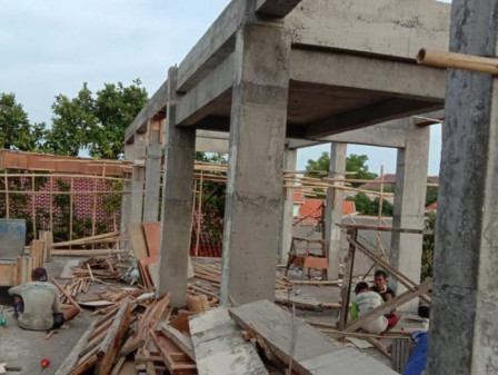 Revitalisasi Eks Gedung Wedana Pulau Panggang Capai 50 Persen