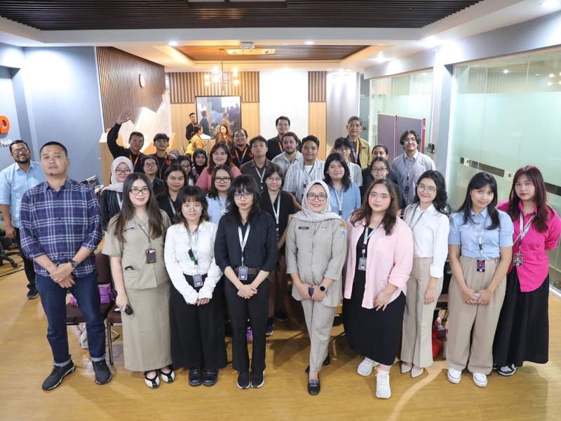 Viaduct FH Atmajaya Kunjungi Beritajakarta, Bahas Tata Kelola Media Daring