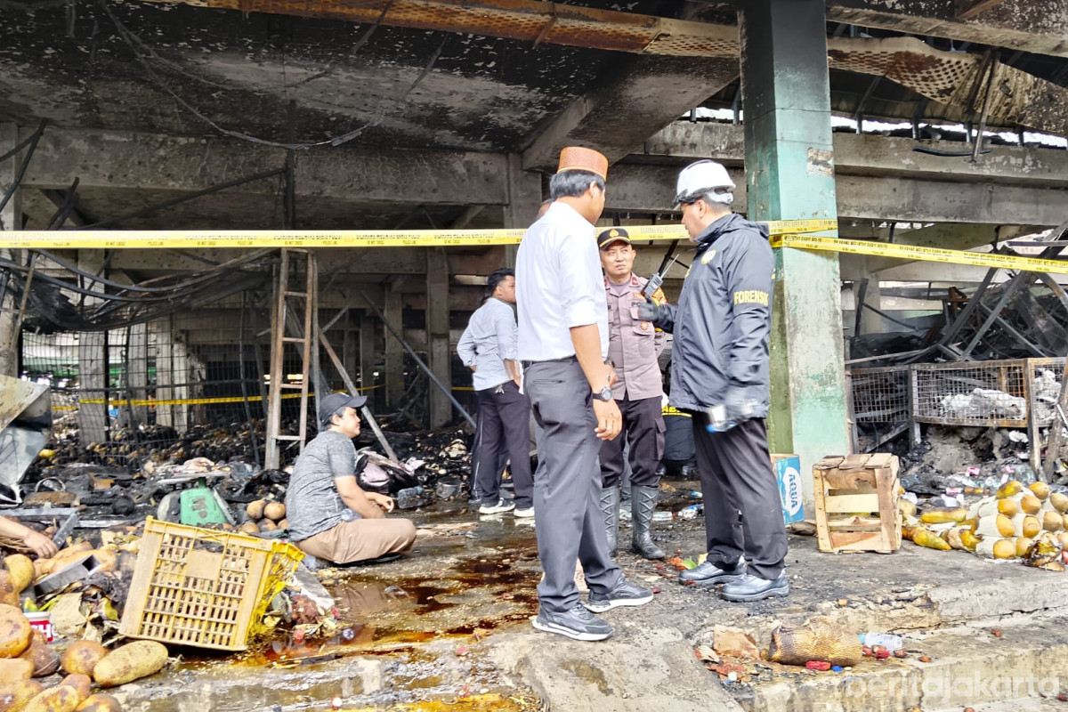 Pasar Kramat Jati Terbakar, Pramono Pastikan Pedagang Dapat Perlindungan Asuransi