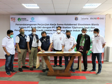 Bank DKI – Food Station Berkolaborasi Bangun Ekosistem Bisnis di DKI Jakarta