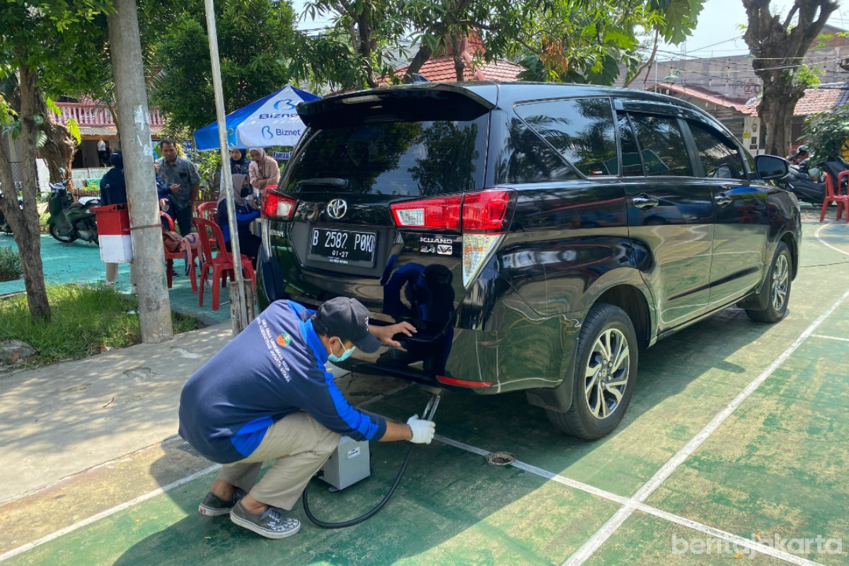 Sudin LH Jakarta Utara Uji Emisi 1.788 Kendaraan Sepanjang 2025