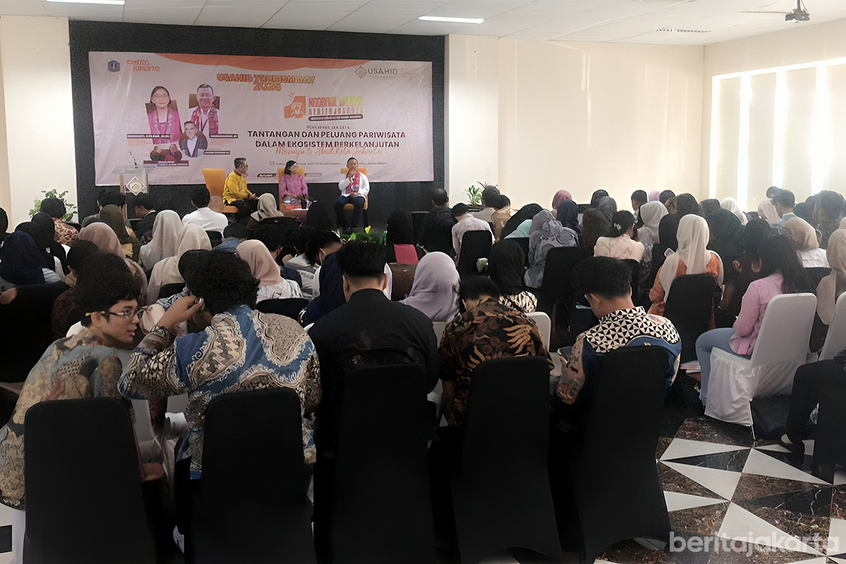 Kegiatan Ngobrol Bareng Berita Jakarta di Universitas Sahid