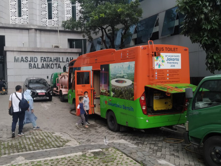 Dinas LH Siagakan 4 Toilet Mobil di Gelaran Terima Kasih Jakarta