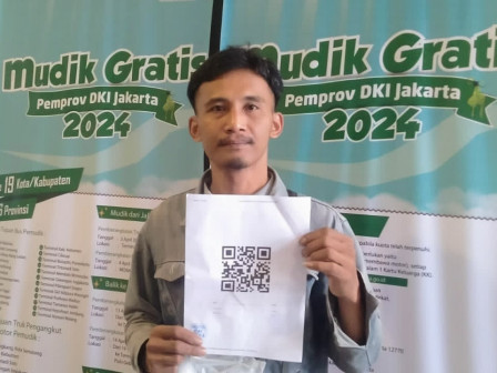 Safrudin Berbunga-Bunga Dapat Tiket Mudik Gratis PP Jakarta - Solo 
