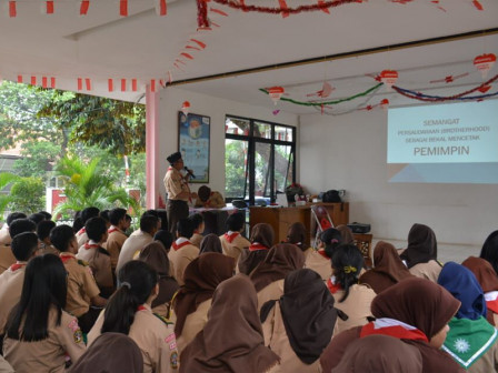 90 Pelajar Jakarta Pusat Ikuti Pembinaan Peningkatan Kompetensi Saka Taruna Bumi