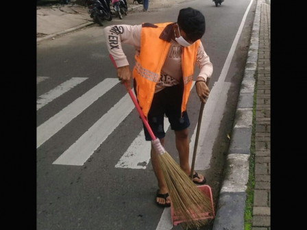  70 Pelanggar Tertib Masker di Cempaka Putih Dikenakan Sanksi Sosial