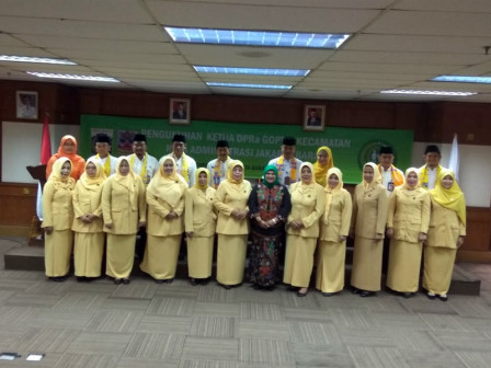 Ketua GOPTKI Kecamatan se-Jakbar Dikukuhkan