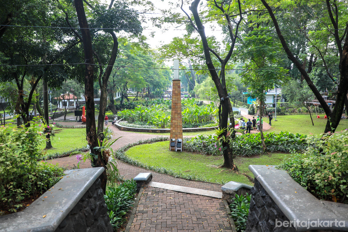 Progres pembangunan Taman Bendera Pusaka