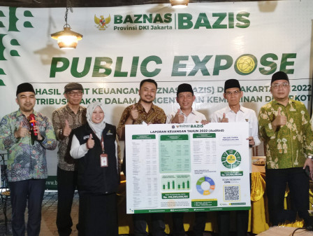 Baznas Bazis DKI Salurkan ZIS Rp 231,48 Miliar di Tahun 2022 