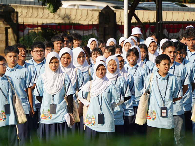  Ratusan Peserta Ikuti Wajib Kunjung Objek Sejarah dan Budaya di Jaksel