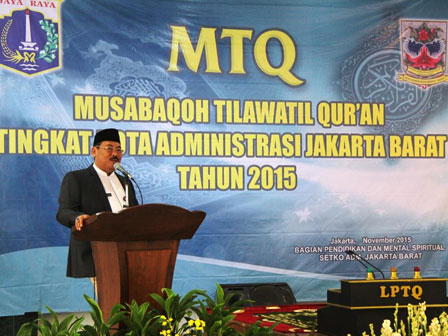 MTQ Jakbar 2015 Diikuti 256 Peserta