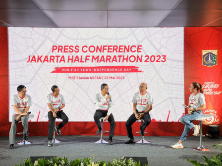 PJ Gubernur Hadiri Kick Off Jakarta Half Marathon 2023