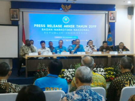 Periode 2019, BNN RI Ungkap 33.371 Kasus Narkotika
