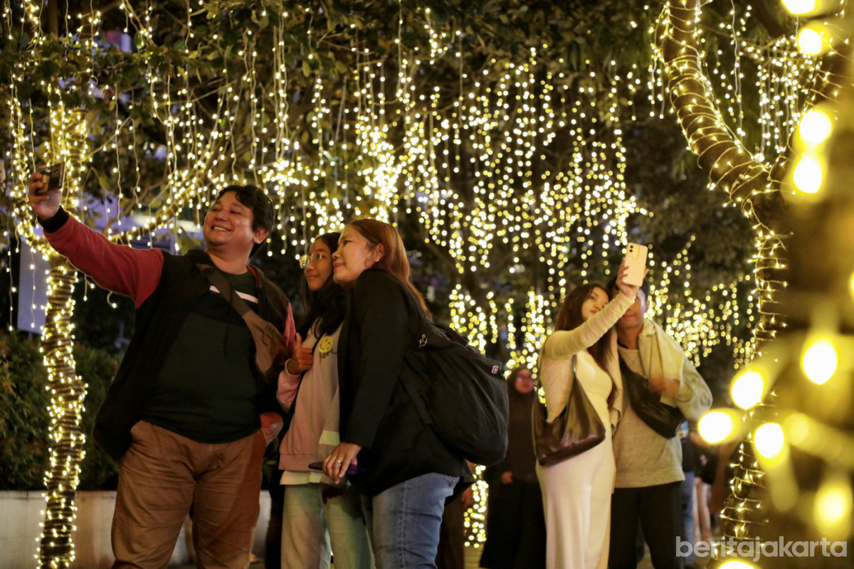 Sambut Nataru, Pemprov DKI Suguhkan Jakarta Light Festival 