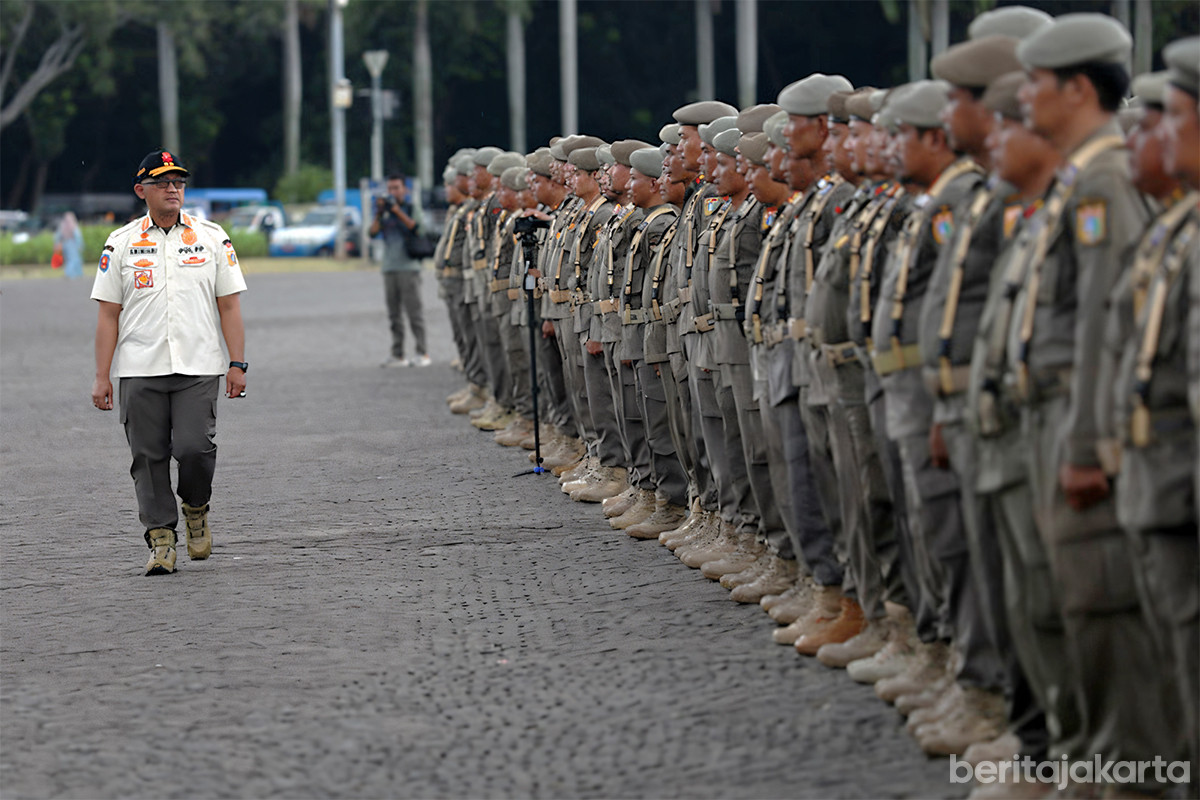 Ribuan personel Satpol PP siap amankan perayaan Natal dan Tahun Baru