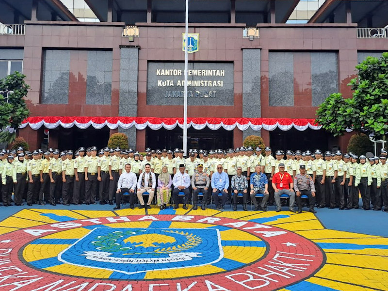 Sudin Nakertransgi Jakpus Gelar Pelatihan Satpam 