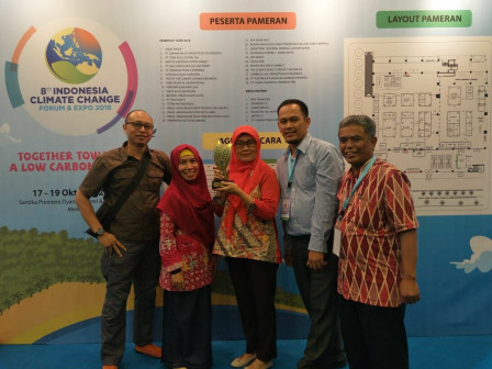 Pemprov DKI Juara II Event 8th Indonesia Climate Change Forum & Expo	