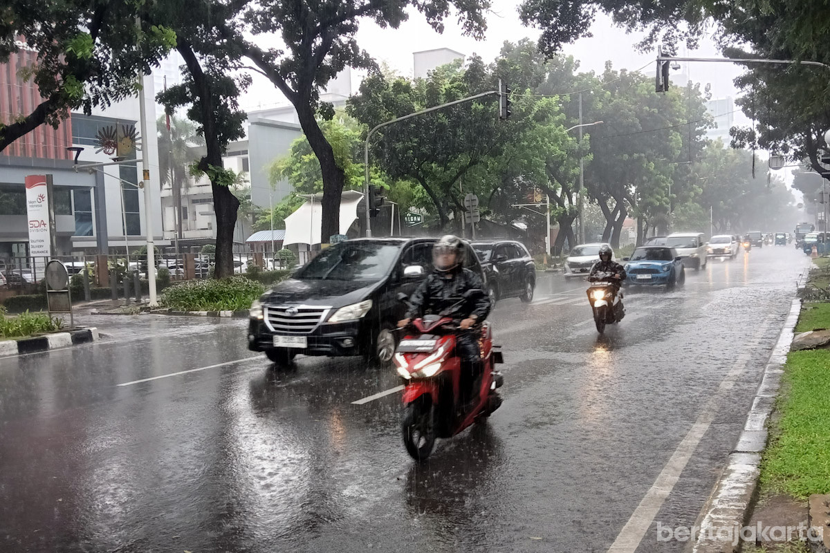 Jakarta diguyur Hujan 