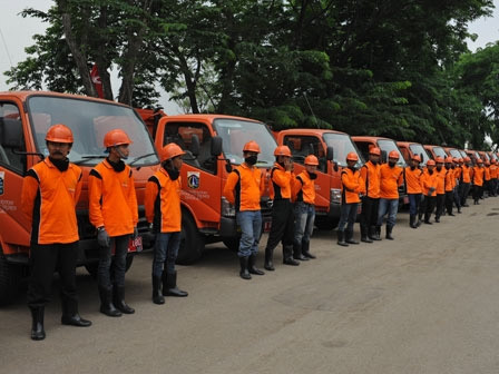 Jaksel Siagakan 200 Pasukan Oranye Saat Malam Takbiran