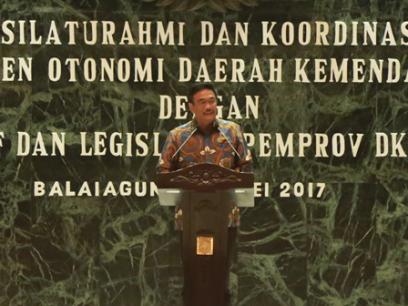 Djarot Ajak DPRD Ikut Stabilkan Harga dan Keamanan Kota Jakarta