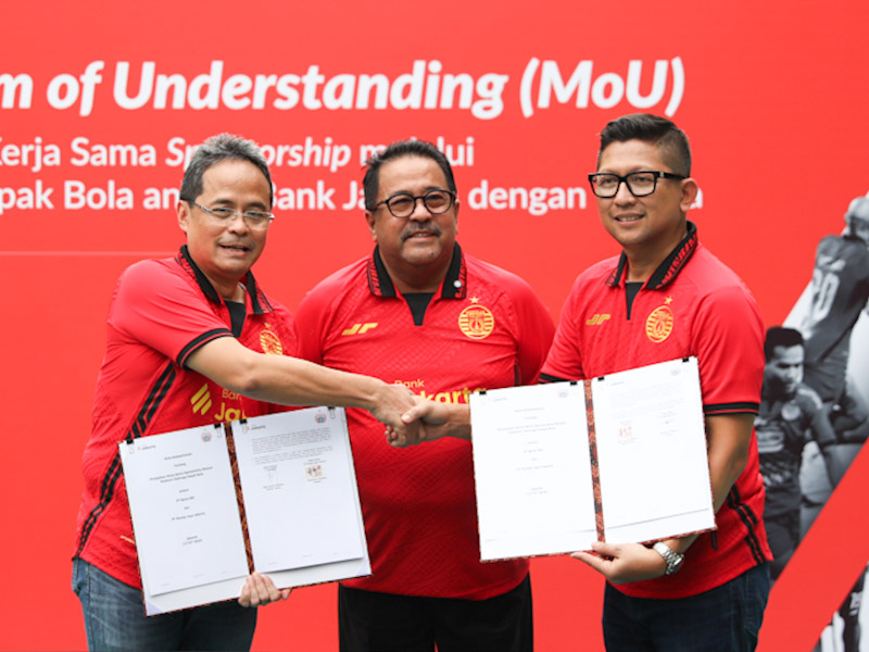 Rano Apresiasi MoU Kerjasama Bank Jakarta dan PERSIJA 
