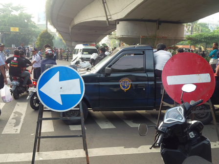 Penertiban Rawajati, Rekayasa Lalin Diberlakukan di Jalan Sekitar