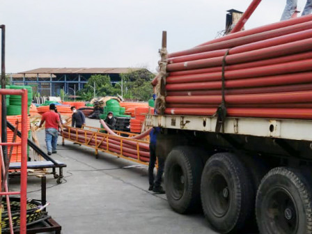 Pengerjaan Sarana Jaringan Utilitas Terpadu di Lima Ruas Jalan Rampung